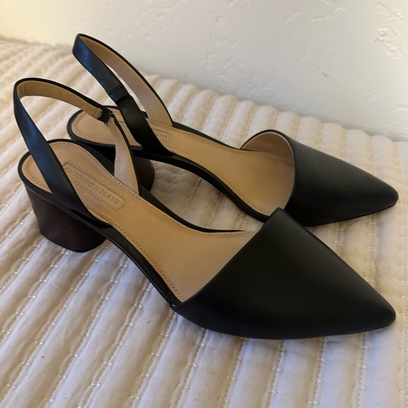 ANTONIO MELANI Klaudi Leather sling back Heels - Picture 5 of 7